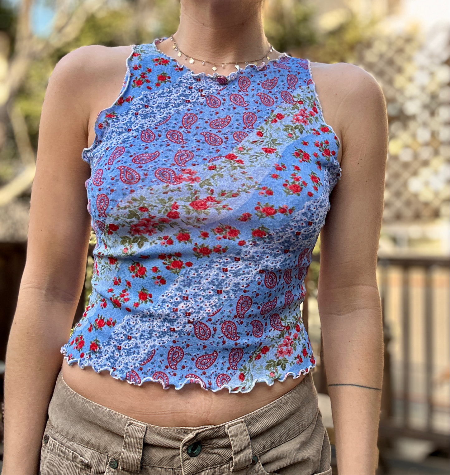 Baby Blue Busy Body Tank