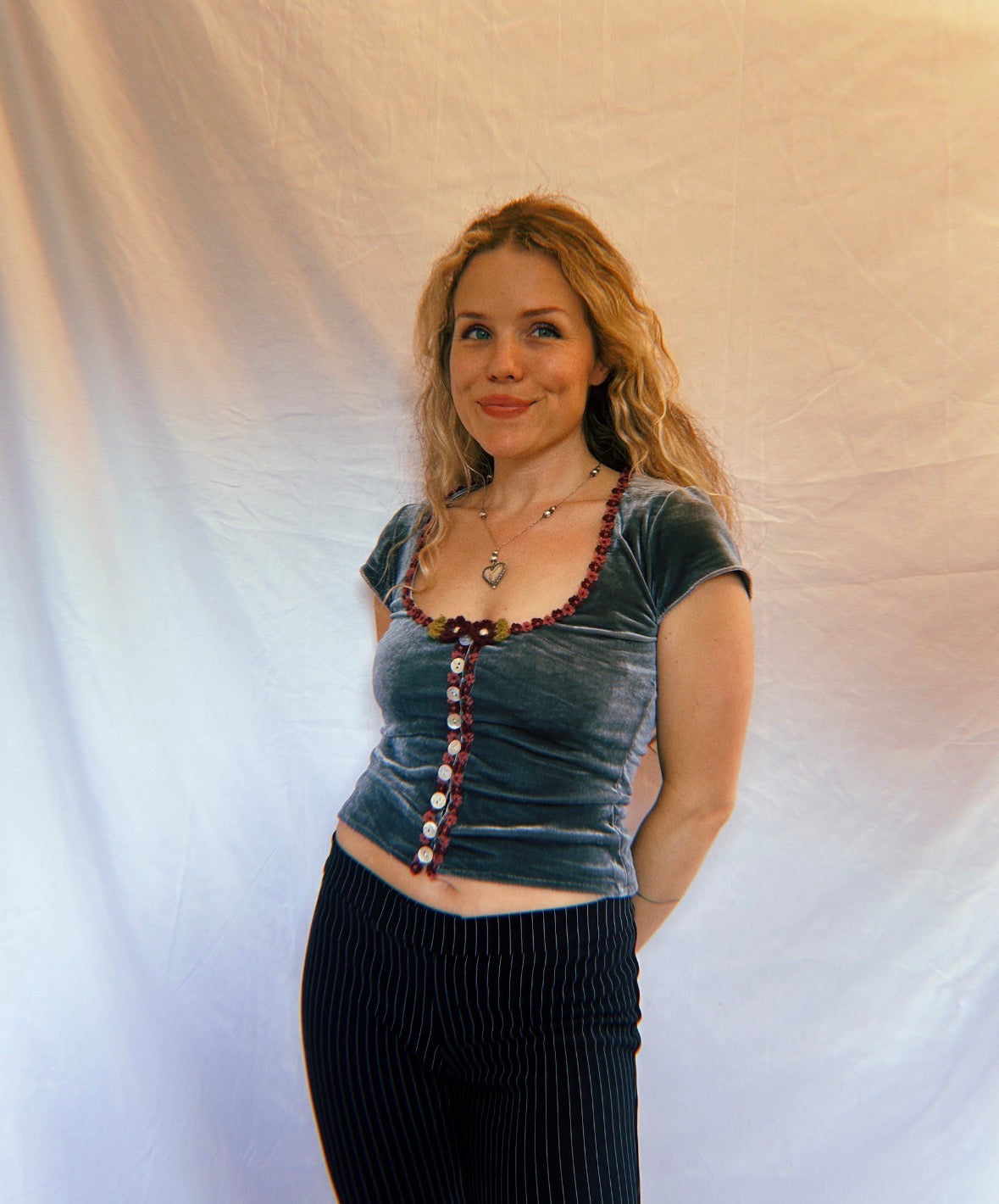 Button Corselette Top