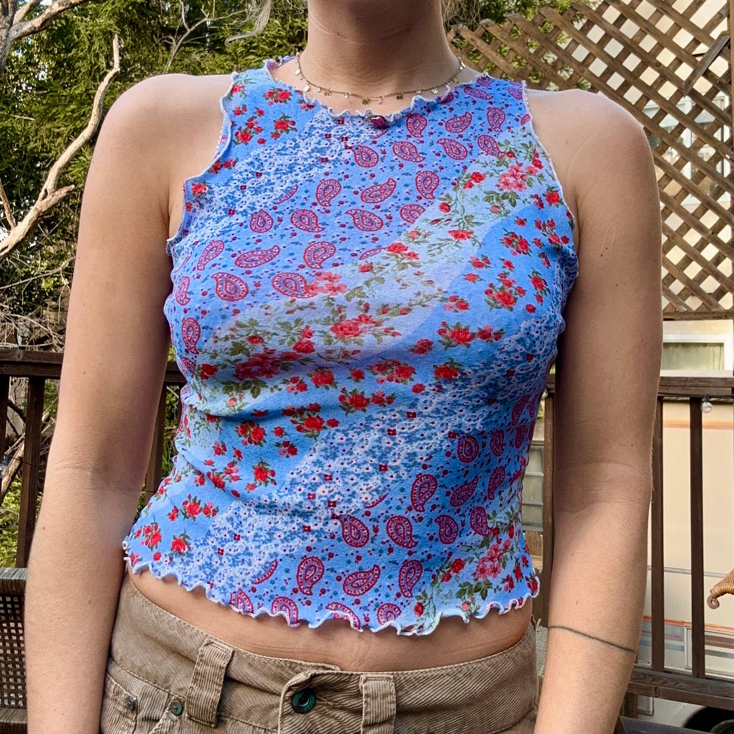 Baby Blue Busy Body Tank