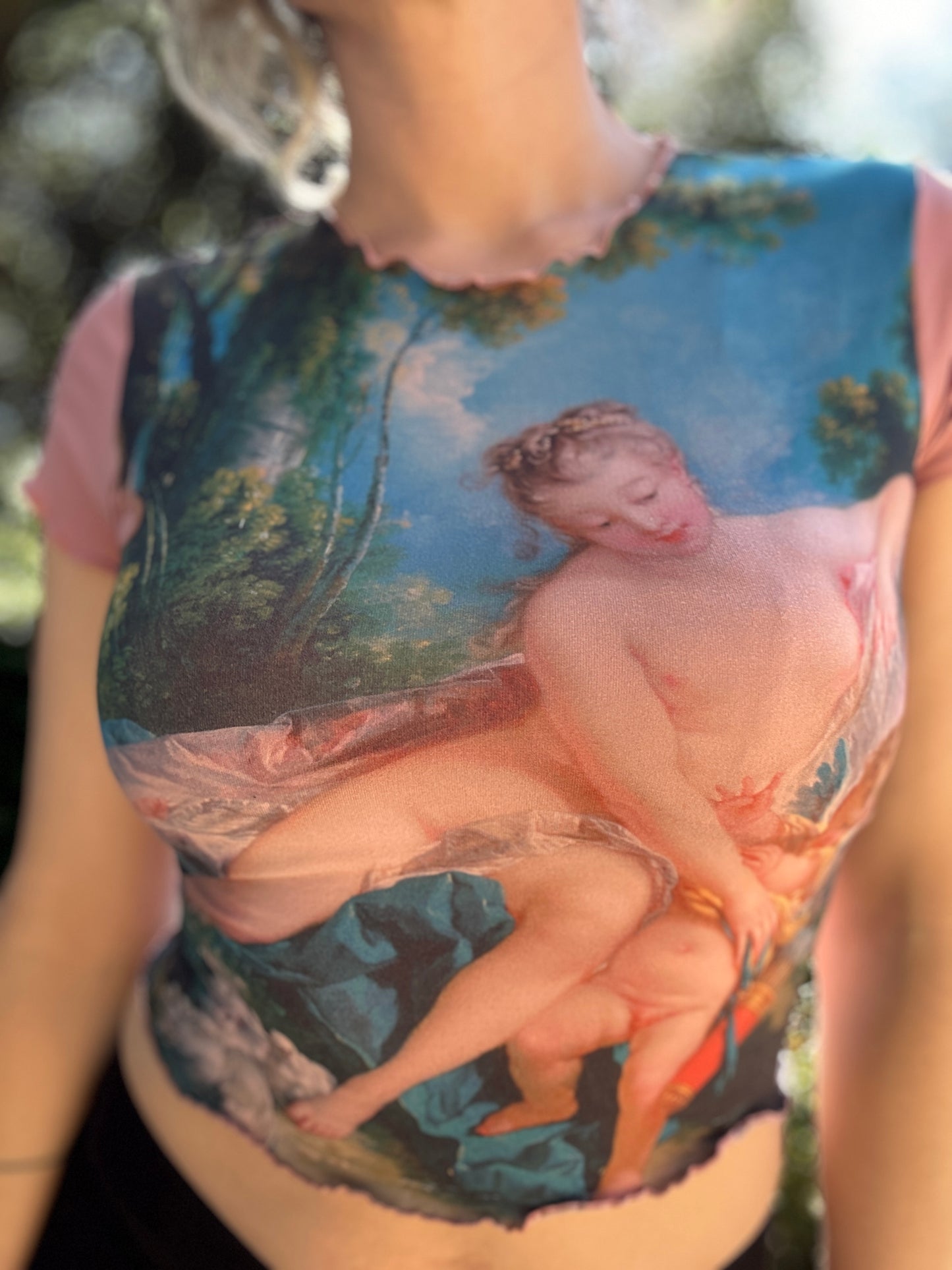 Goddess girly baby tee