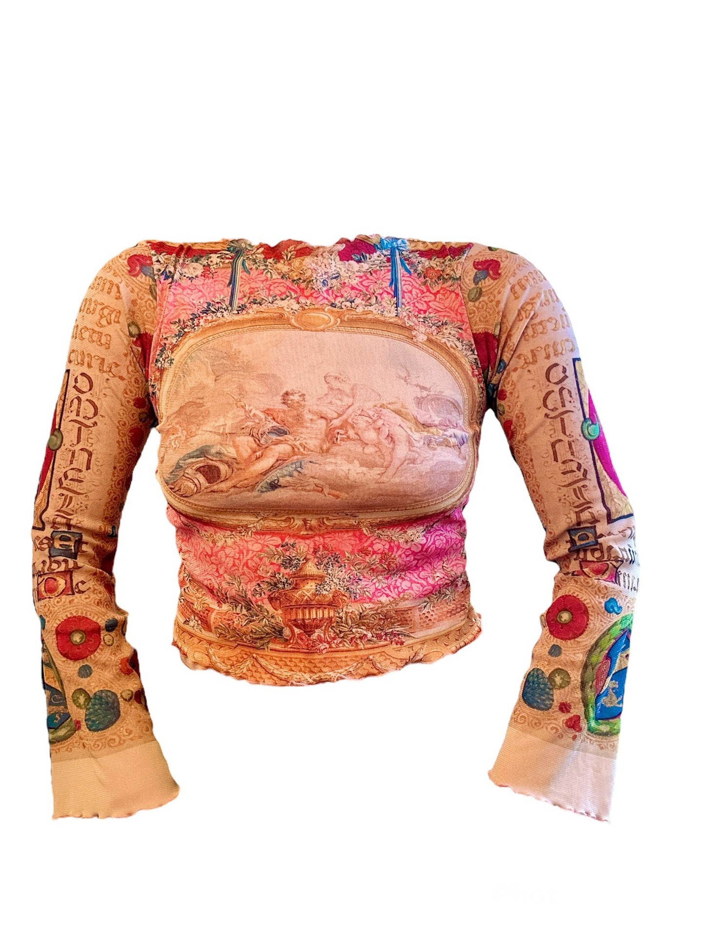 SAMPLE Rococo Mesh Long Sleeve